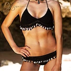 crochet bikini set